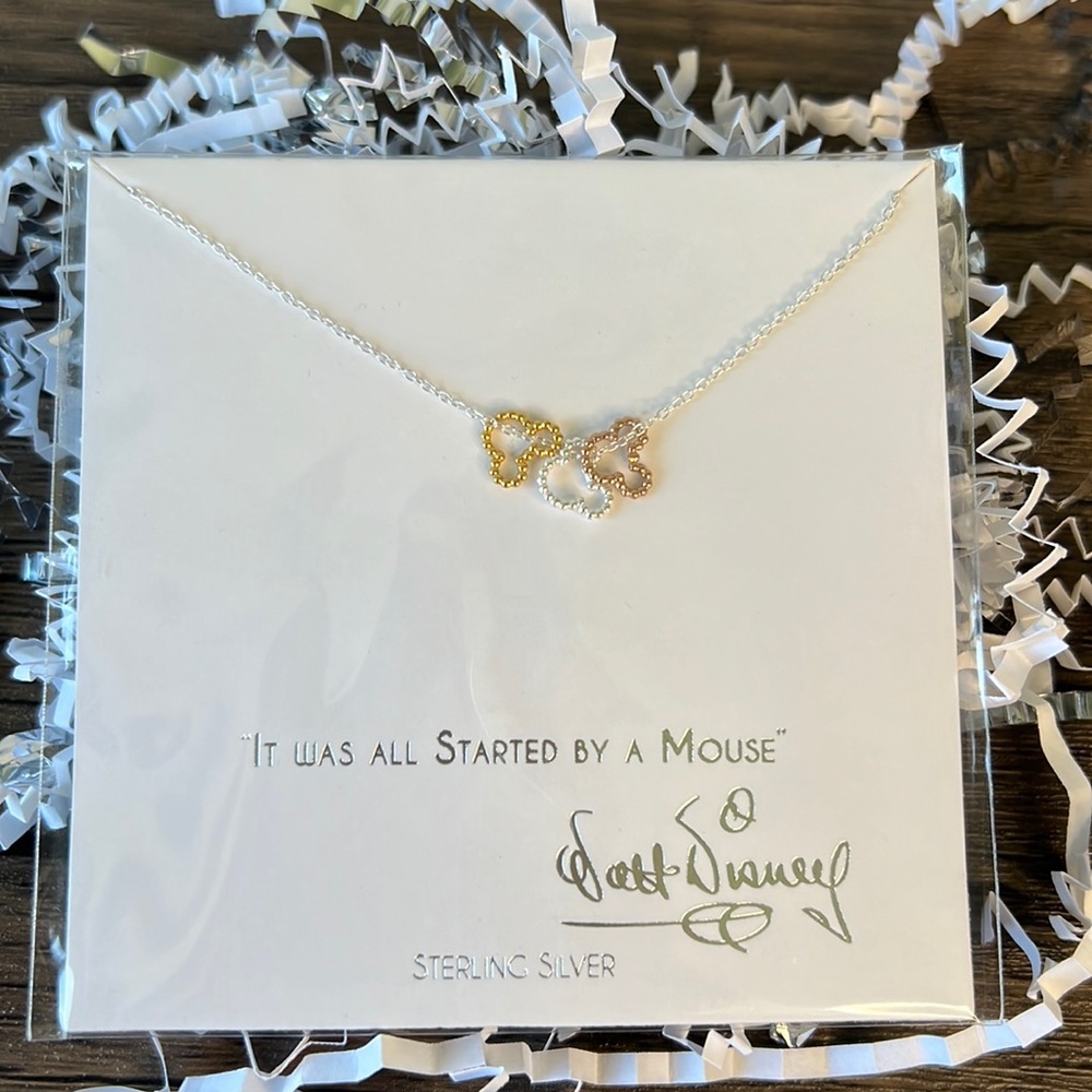 Sterling Silver Disney Parks Collection Necklace